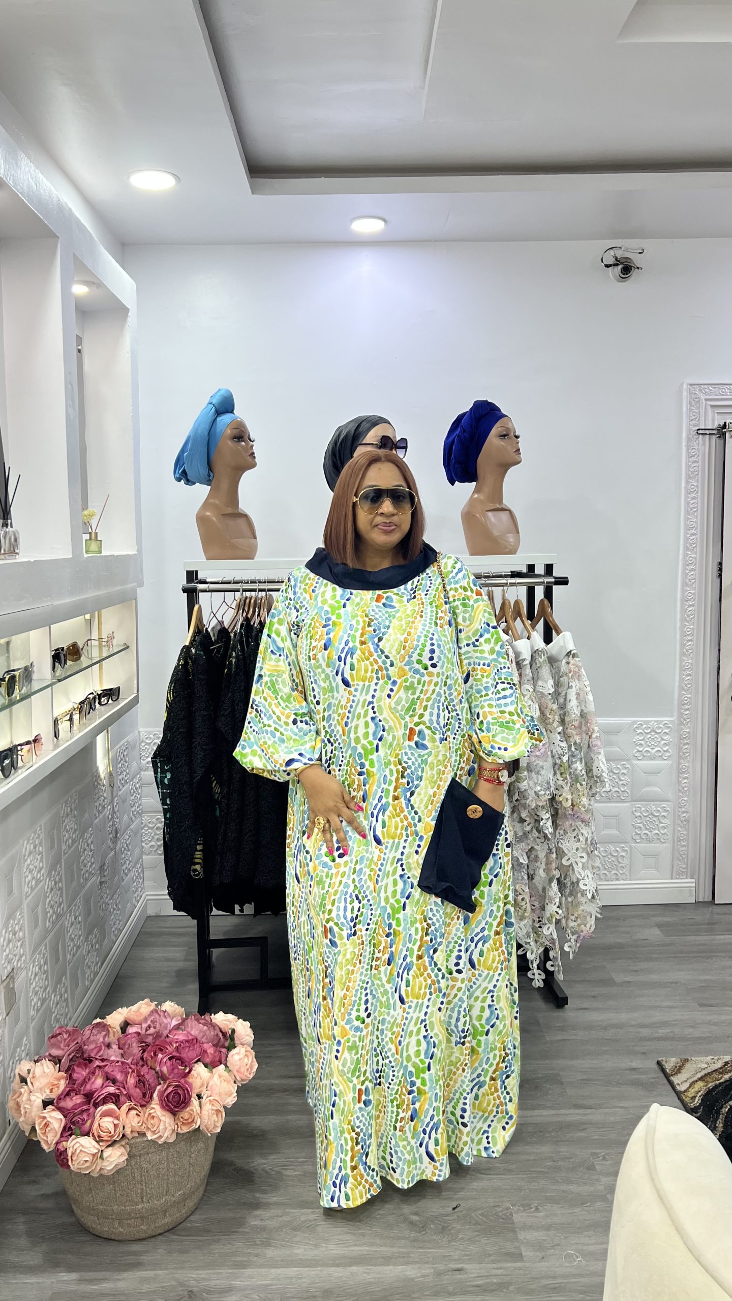 ifeoma linen flowy dress