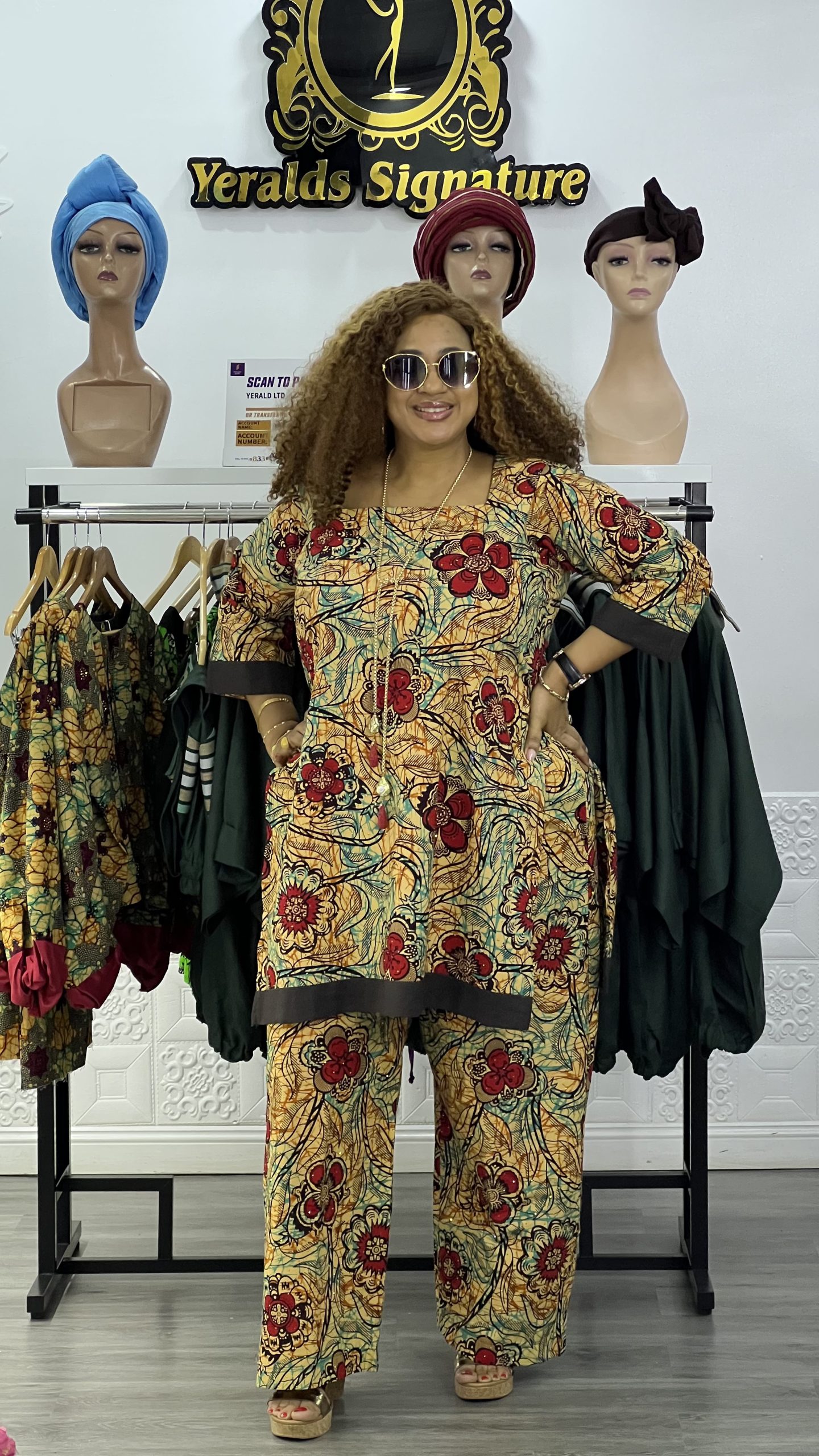 rema vintage ankara midi dress reversible |2 way wear | with optional coverage